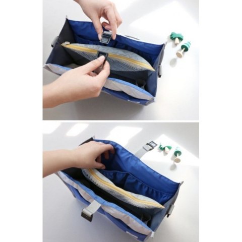 Wiszący organizer do wózka lub stojący niebieski OR21N