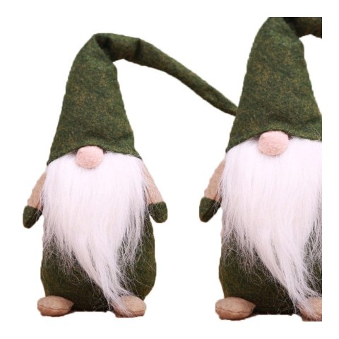 Mikołaj skrzat krasnal świąteczny Boże Narodzenie 44 cm z pluszu KSN22ZIE