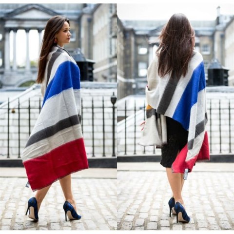 Szal chusta kaszmir kolory SZALS5