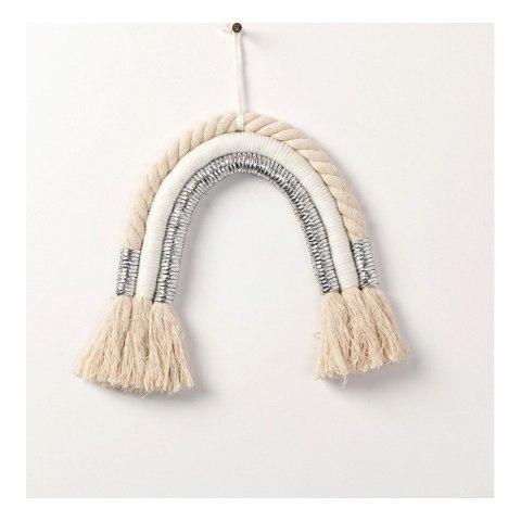 Wisząca ozdoba na ścianę tęcza makrama OZD10S