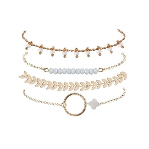 Zestaw 4w1 bransoletki BOHO B479