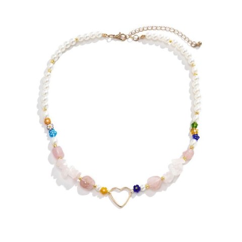 Naszyjnik delikatny z sercem KWS26