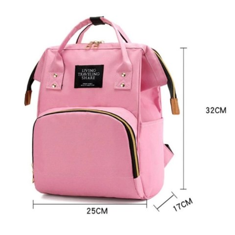 Torba, organizer, plecak dla mamy Różowy PLM10R