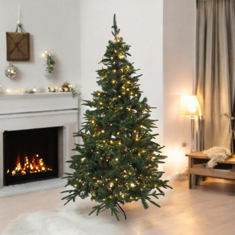 DUŻA CHOINKA SZTUCZNA PE+PCV jak żywa ŚWIERK 180 CM GĘSTA CHO06