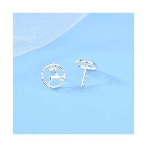 KOLCZYKI SREBRO 925 RODOWANE MINI KST1839