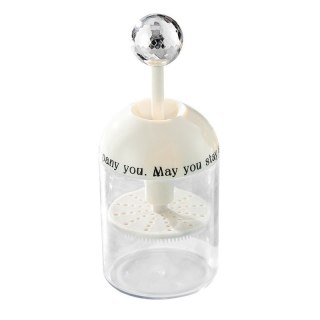 Pojemnik do spieniania kosmetyków elegancki biel CB43