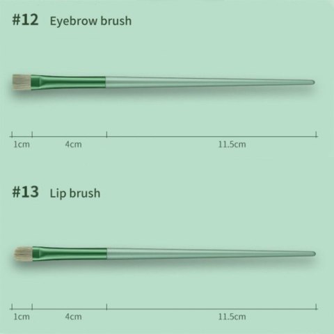 ZESTAW 13 PĘDZLI DO MAKIJAŻU ETUI PUDEŁKO CZERŃ PZ28CZ