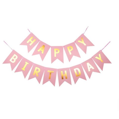 Girlanda Urodzinowa HAPPY BIRTHDAY 16 x 20 cm BLN12