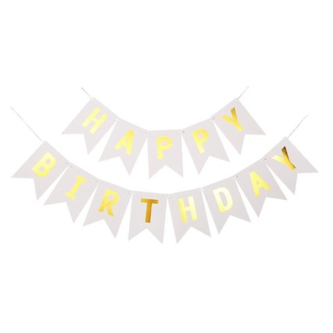 Girlanda Urodzinowa HAPPY BIRTHDAY 16 x 20 cm BLN14