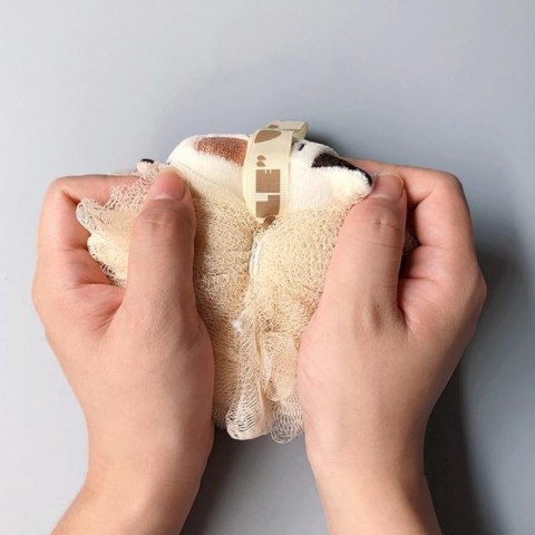 Szczotka gąbka do mycia ciała SWEETY na mokro XL 15cm GB15K