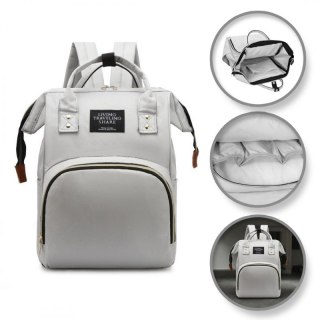 Torba, organizer, plecak dla mamy Szary PLM10SZ