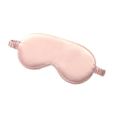 Maska na oczy do spania ELEGANT ciemny róż satynowa 20 x 9 cm OPK10CR