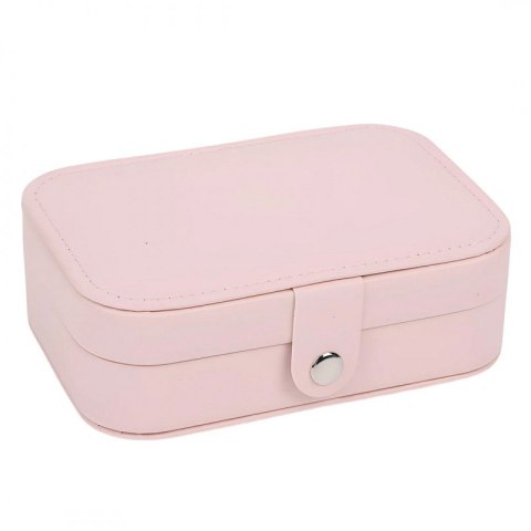 Szkatułka na biżuterię, etui, organizer, pudełko różowe PD160R