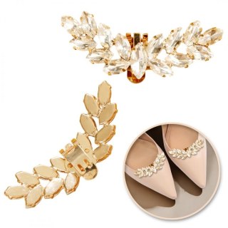 Klipsy do butów z kryształkami, cyrkoniami 2 szt KDB47