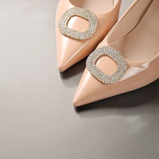 Klipsy do butów z kryształkami, cyrkoniami 2 szt. KDB51