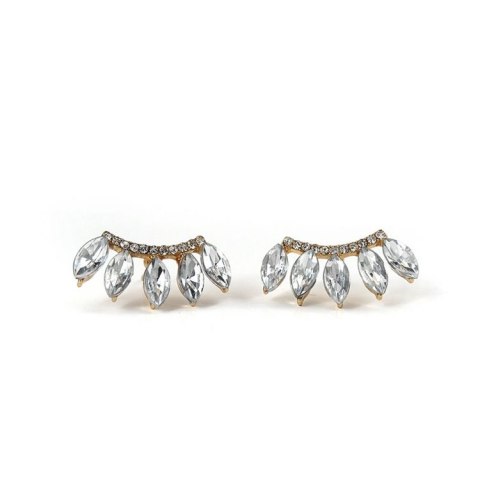 Kolczyki Nausznica Korona Złoto K26Z