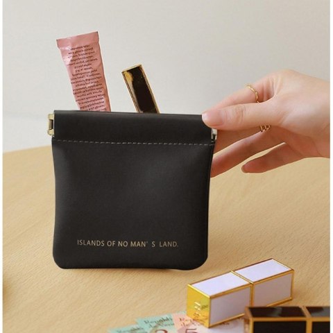 Organizer na wkładki higieniczne, elegancka saszetka do torebki, ekoskóra ORM34CZ