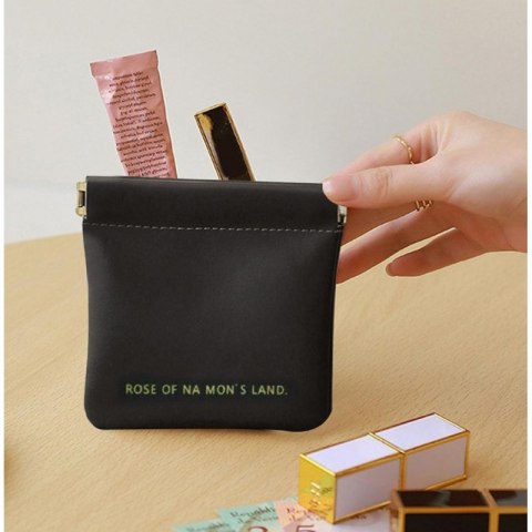 Organizer na wkładki higieniczne, elegancka saszetka do torebki, ekoskóra ORM34CZ