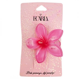 Spinka do włosów klamra XL KLIPS kwiat różowy ombre 6 cm SP403