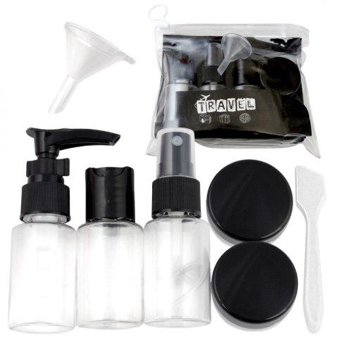 Zestaw pojemniczków i akcesoriów podróżnych 7w1 KS122CZ
