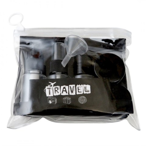 Zestaw pojemniczków i akcesoriów podróżnych 7w1 KS122CZ