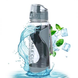 BUTELKA NA WODĘ BIDON NA SIŁOWNIĘ FITNESS 600ml przenośny mały BD03