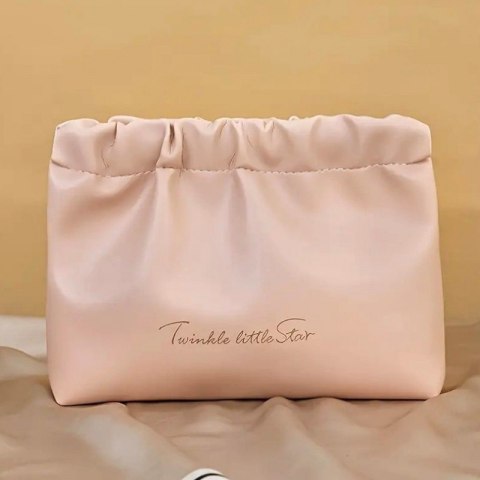 Kosmetyczka, saszetka na kosmetyki, wkładki, ekoskóra rozm M 16x12cm KS145R