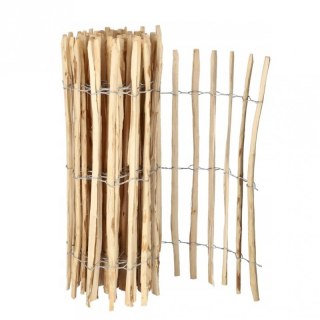 Płotek ogrodowy LESZCZYNOWY, obrzeża łupanka długość 5m, wys. 120cm OA04WZ3