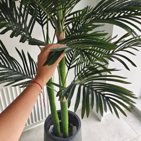 Sztuczne drzewko PALMA, w doniczce jak żywa, duża realistyczna, wysokość 1,5 cm DRZ05