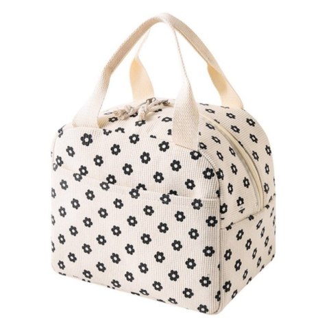 Torba termiczna do przenoszenia żywności LUNCH BOX stokrotki 26x21x18cm PJM45