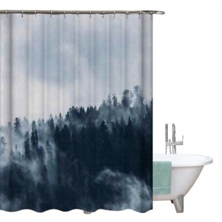 Zasłona prysznicowa, kurtyna z wydrukiem 3D, wodoodporna 200x180 cm ZPR22