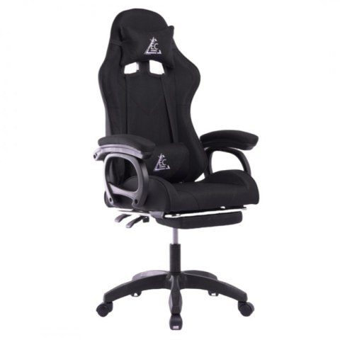 Fotel gamingowy obrotowy z podnóżkiem SNAKE masażer KO33CZ