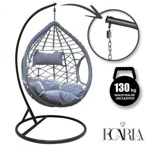 Fotel wiszący huśtawka kokon z poduszkami KR26