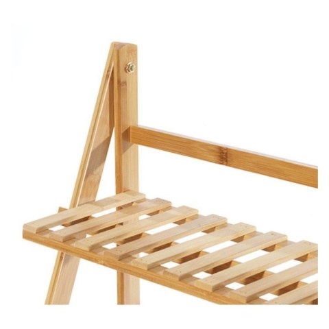 Kwietnik drabinka regał bambusowy na kwiaty 4 półki lakier POL04