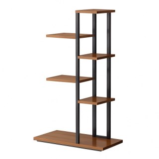 Kwietnik, regał, stojak na kwiaty 113x60x20cm czarno- brązowy SZ16CZ