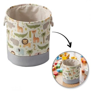 Pojemnik na zabawki kosz, worek na pranie, organizer zwierzątka 40x35cm OR113