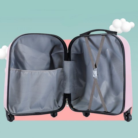 WALIZKA DZIECIĘCA KABINOWA BAGAŻ DZIECI miś róż WP05