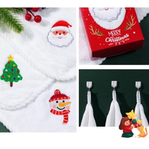 Ręcznik świąteczny motyw CHOINKA 35x35cm REC59WZ2