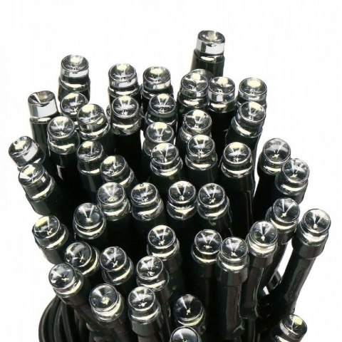 Światełka lampki 100 LED NIEBIESKI, FLASH BIAŁY LAMP08N