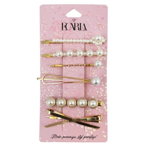 Zestaw 6 sztuk Eleganckich złotych wsuwek do włosów SP206