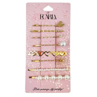 Zestaw 8 sztuk Eleganckich złotych wsuwek do włosów SP205