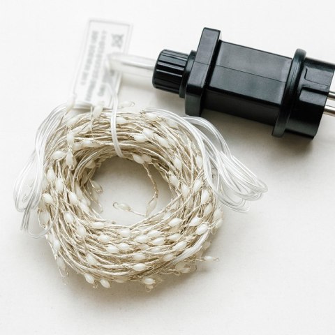 Zewnętrzne/wewnętrzne lampki choinkowe ryż 450 LED 17m, barwa ciepłe białe do dekoracji LAMP60CB