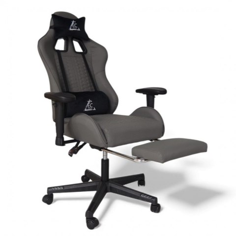 Fotel gamingowy obrotowy EvoChair z masażerem i regulowanymi podłokietnikami KO45SZ