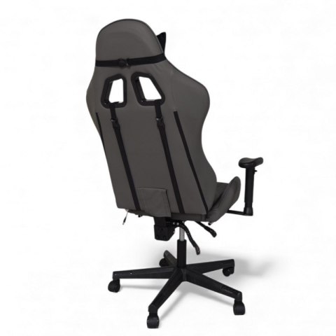 Fotel gamingowy obrotowy EvoChair z masażerem i regulowanymi podłokietnikami KO45SZ