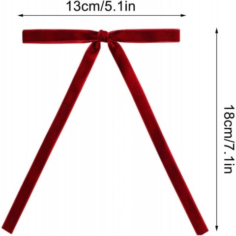 Kokardki, ozdoby świąteczne 13 x 18 cm, zestaw 12 szt. - WOZ39