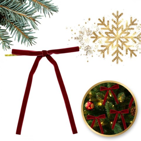 Kokardki, ozdoby świąteczne 13 x 18 cm, zestaw 12 szt. - WOZ39