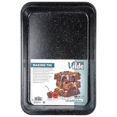 Brytfanna Granitowa VILDE 47,5 x 32 x 5,5 cm Stal Węglowa do 230°C