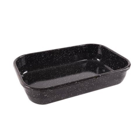 Brytfanna ORION Emaliowana 4,8 L Prostokątna 38 x 24,5 cm Czarna