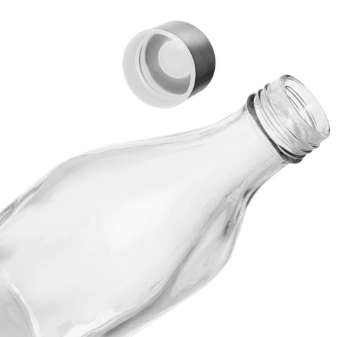 Butelka Szklana ORION 1,1 L Borokrzemowe Szkło Silikonowy Spód do Zmywarki