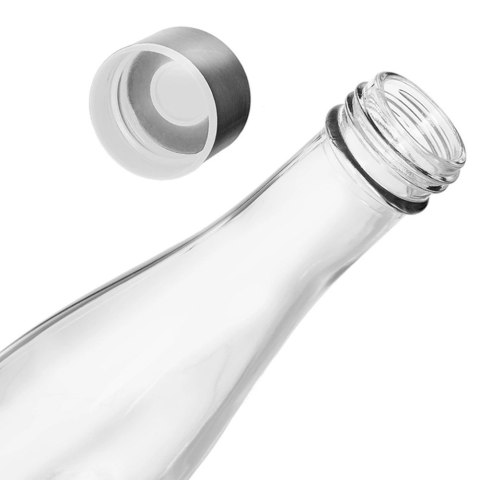 Butelka Szklana ORION 480 ml Borokrzemowe Szkło z Silikonowym Spodem